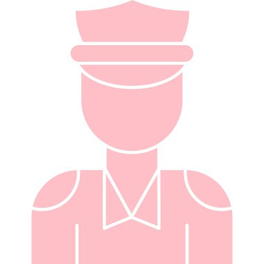 asker simgesi vektör illüstrasyonu