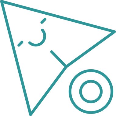 kağıt simgesi vektör illüstrasyonu