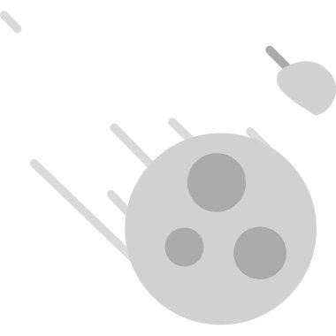 Uzay uydu simgesi. vektör çizim