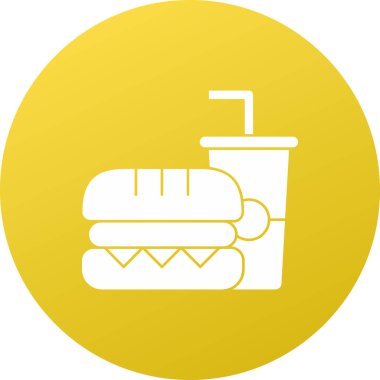 Gıda, vektör, illüstrasyon simgesi