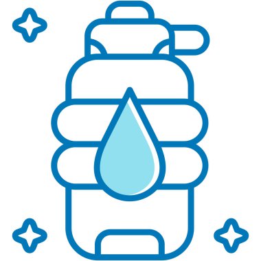 Su şişesi simgesi, taslak biçimi