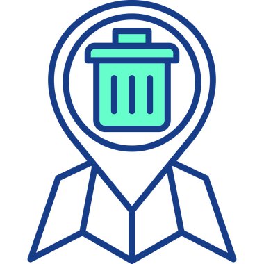 Geri dönüşüm simgesinin vektör çizimi