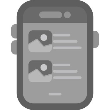 Telefon simgesi vektör illüstrasyonu