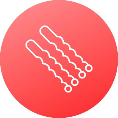 sıcak sıcak simge vektör kırmızı daire