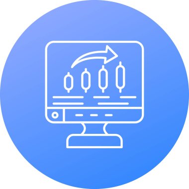 bilgisayar simgesi vektör illüstrasyonu