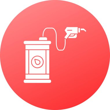 vektör yakıt ikonu illüstrasyonu