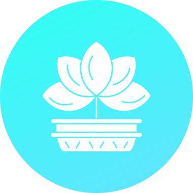 Eşsiz Bitki Vektörü Kabartma Simgesi