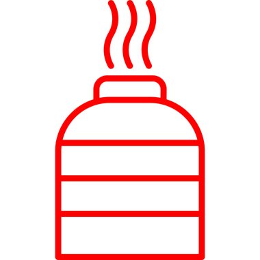 sıcak sıcak içecek vektör illüstrasyonu