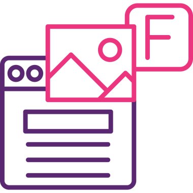 Modern bir fotoğraf makinesinin vektör çizimi