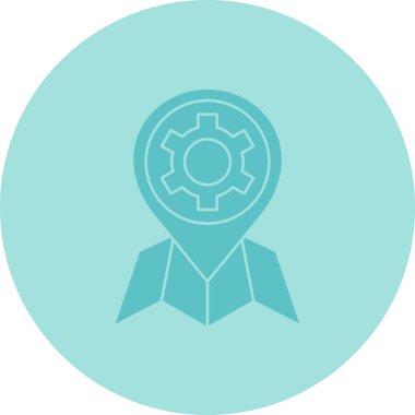 seo modern simgesinin vektör illüstrasyonu