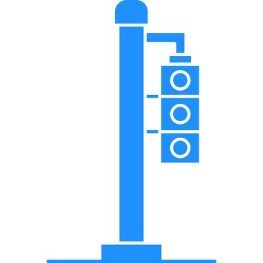 Mavi arkaplanın vektör illüstrasyonu