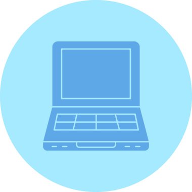 Bilgisayar. Web simgesi basit illüstrasyon