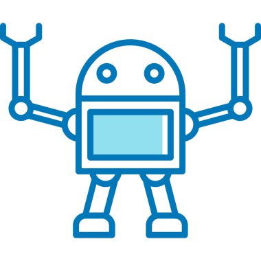 Yapay zeka robot simgesi