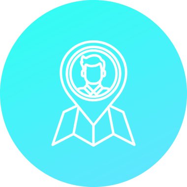 Madalya ikonunun vektör illüstrasyonu