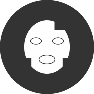 Maske simgesinin vektör illüstrasyonu
