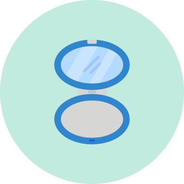 Modern ayna simgesinin vektör illüstrasyonu