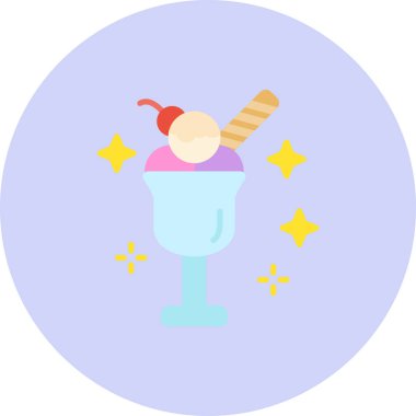 dondurma vektör simgesi