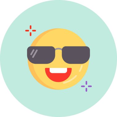 Güneş gözlüğü kutsal kişilerin resmi, vektör çizim