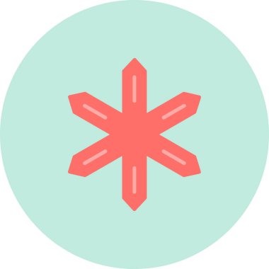 Bir noel simgesinin vektör illüstrasyonu