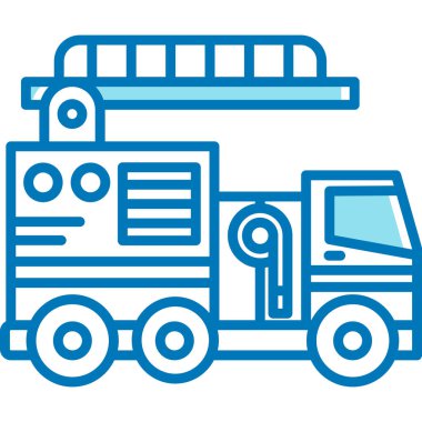 Kamyon. Web simgesi basit illüstrasyon