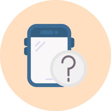 akıllı telefon vektör renk çizgisi simgesi