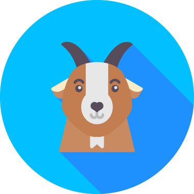 Düz bir hayvan çiftliği ikonu