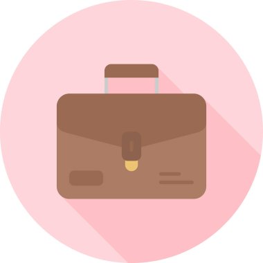 Çanta. Web simgesi basit illüstrasyon