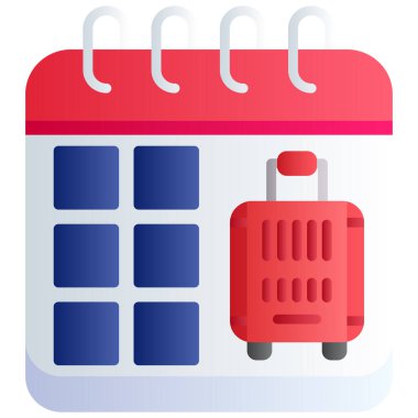 Takvim. Web simgesi basit illüstrasyon