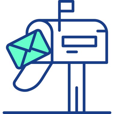 vector illustration of mail
