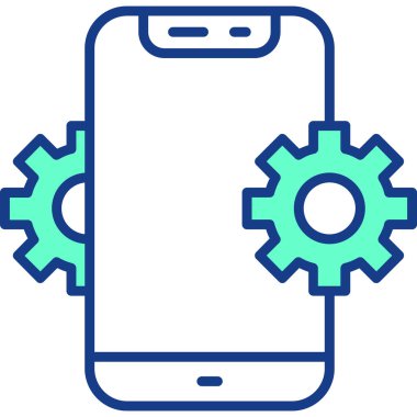 - Telefon. Web simgesi basit illüstrasyon