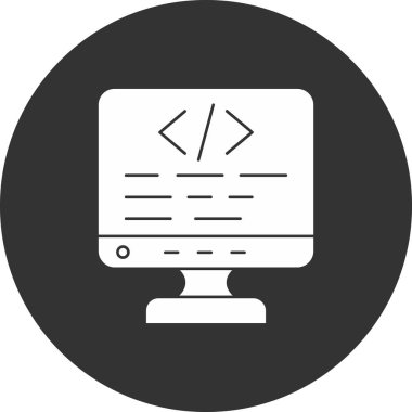 Web simgesi, basit vektör illüstrasyonu