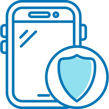 cep telefonu simgesi modern illüstrasyon soyut