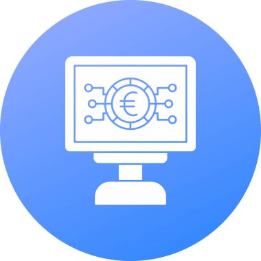 Modern dizüstü bilgisayar simgesinin vektör illüstrasyonu