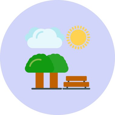 Bulut. Web simgesi basit illüstrasyon