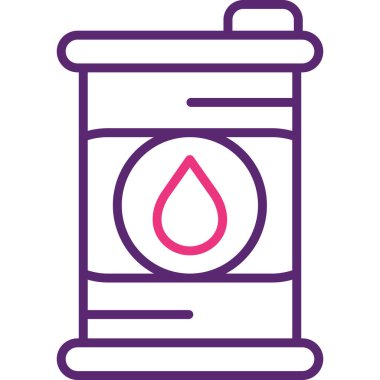 Yağ. Web simgesi basit illüstrasyon