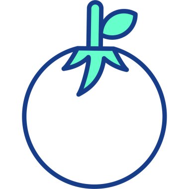 Taze meyve. Basit illüstrasyon