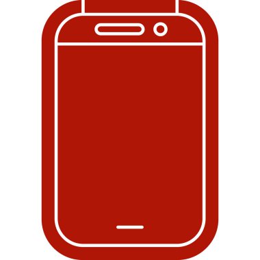 Akıllı telefon. Web simgesi basit illüstrasyon