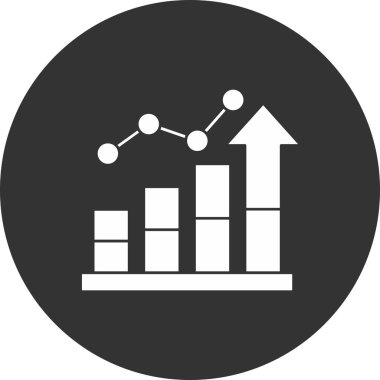 grafik simgesinin vektör illüstrasyonu