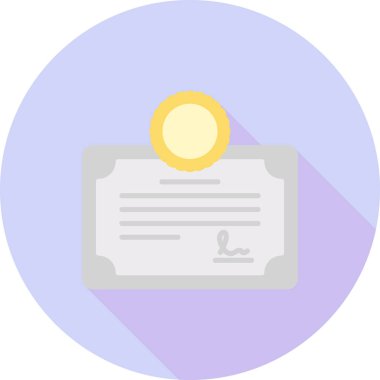 Rozet vektör simgesi modern illüstrasyon tasarımı