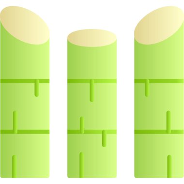 Yeşil kağıt çıkartmaları. vektör illüstrasyonu