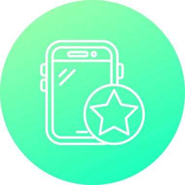 Vektör Mobil simge illüstrasyonu