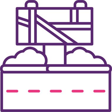 kargo gemisi. Web simgesi basit illüstrasyon