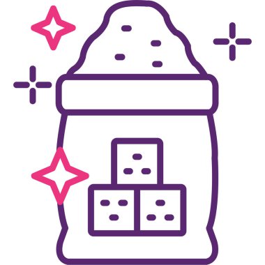 Bir hediyenin vektör illüstrasyonu