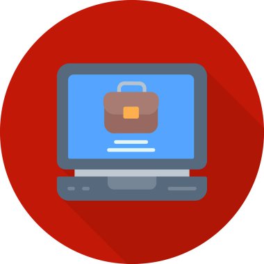 Bilgisayar. Web simgesi basit illüstrasyon