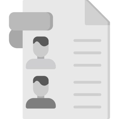 Dosyası olan bir adamın vektör illüstrasyonuName