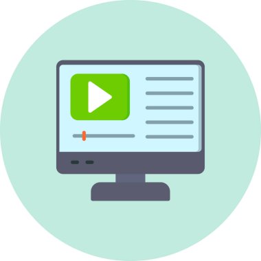 Video oynatıcı. Web simgesi