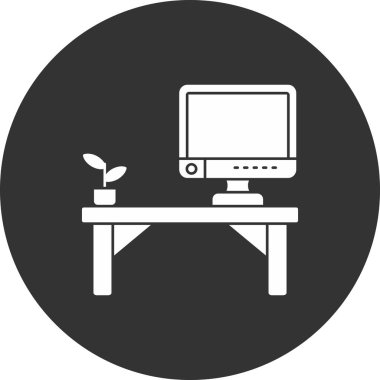 Masaüstü olan ofis masası