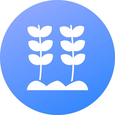 Bir çiftlik simgesinin vektör illüstrasyonu