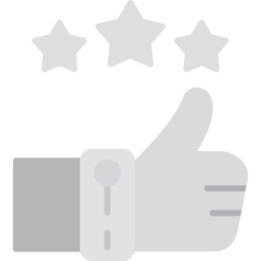 başparmak yukarı simgesi, vektör illüstrasyonu