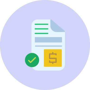 Belge. Web simgesi basit tasarım